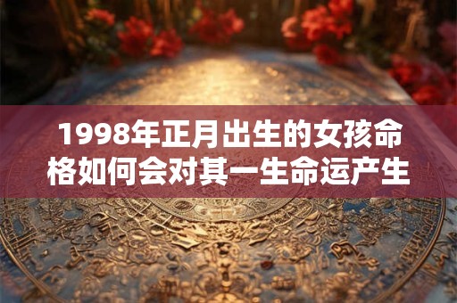 1998年正月出生的女孩命格如何会对其一生命运产生怎样的影响