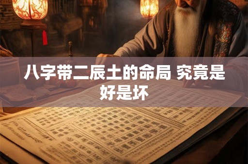 八字带二辰土的命局 究竟是好是坏