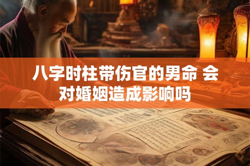 八字时柱带伤官的男命 会对婚姻造成影响吗