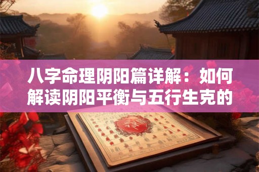 八字命理阴阳篇详解：如何解读阴阳平衡与五行生克的奥秘