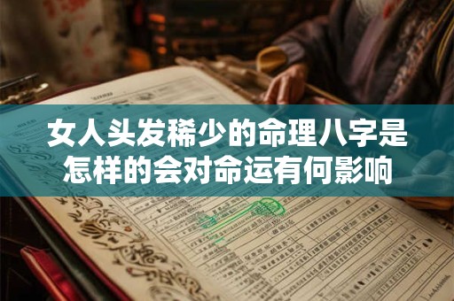 女人头发稀少的命理八字是怎样的会对命运有何影响