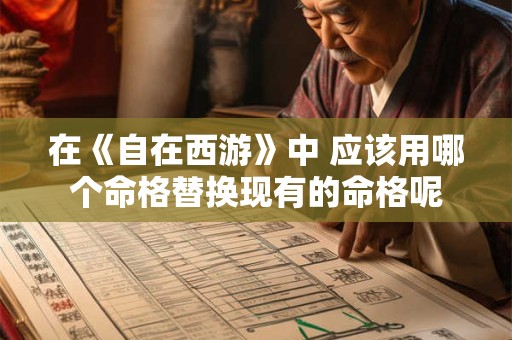 在《自在西游》中 应该用哪个命格替换现有的命格呢 在《自在西游》中 应该用哪个命格替换现有的命格呢