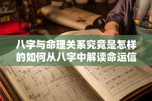 详细阅读:八字与命理关系究竟是怎样的如何从八字中解读命运信息 八字与命理关系究竟是怎样的如何从八字中解读命运信息