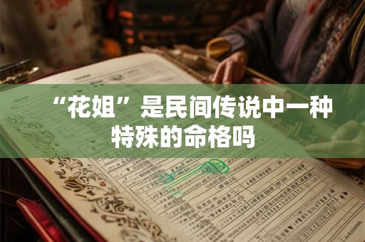 “花姐”是民间传说中一种特殊的命格吗