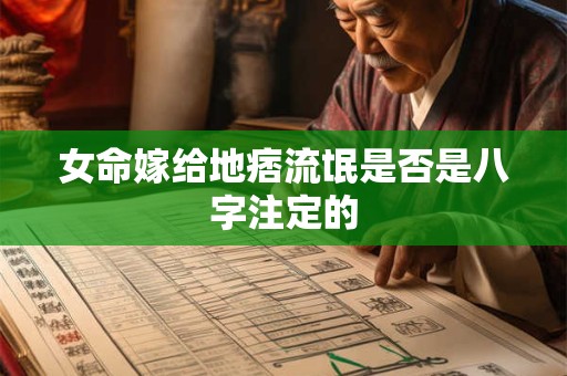 女命嫁给地痞流氓是否是八字注定的