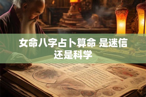 女命八字占卜算命 是迷信还是科学