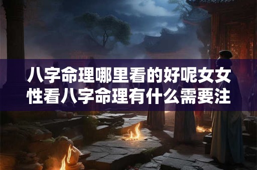八字命理哪里看的好呢女女性看八字命理有什么需要注意的吗