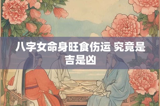 八字女命身旺食伤运 究竟是吉是凶