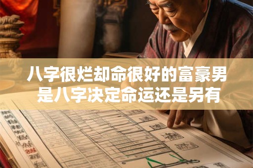八字很烂却命很好的富豪男 是八字决定命运还是另有原因
