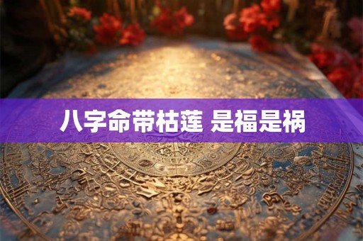 八字命带枯莲 是福是祸
