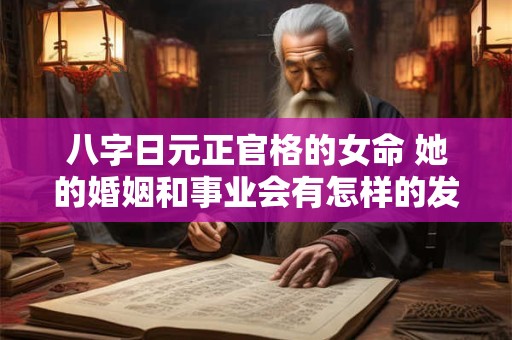 八字日元正官格的女命 她的婚姻和事业会有怎样的发展