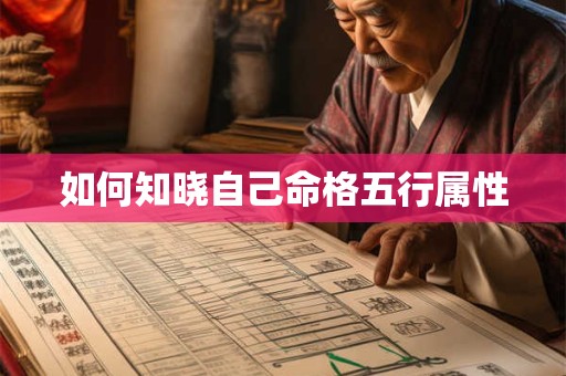 如何知晓自己命格五行属性