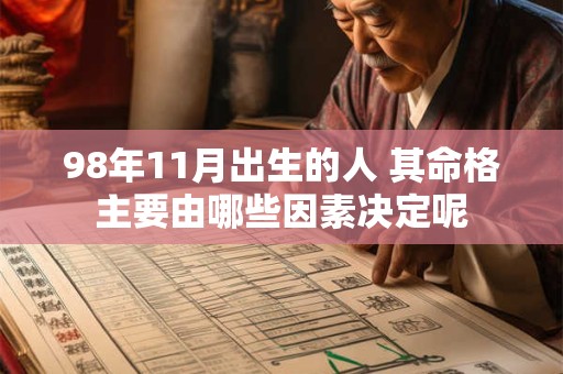 98年11月出生的人 其命格主要由哪些因素决定呢