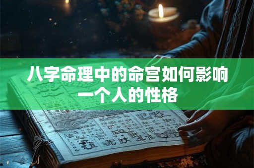 八字命理中的命宫如何影响一个人的性格