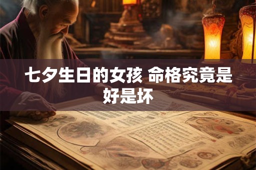 七夕生日的女孩 命格究竟是好是坏