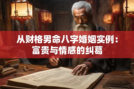 从财格男命八字婚姻实例：富贵与情感的纠葛