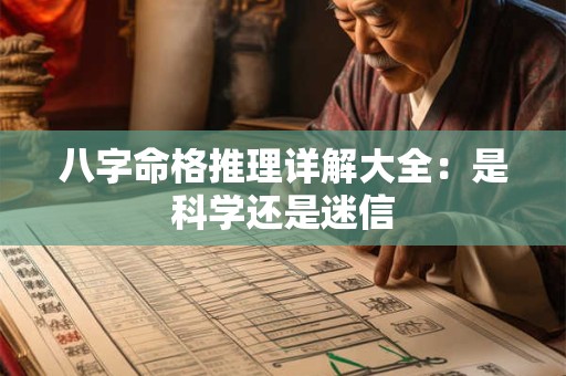 八字命格推理详解大全：是科学还是迷信
