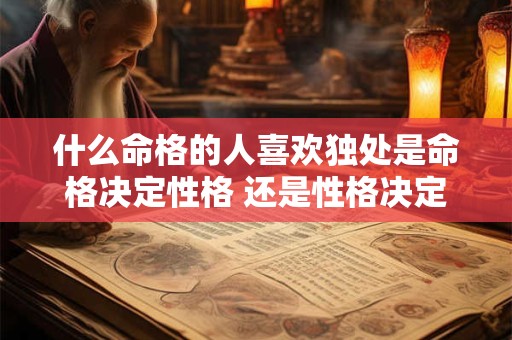 什么命格的人喜欢独处是命格决定性格 还是性格决定命格