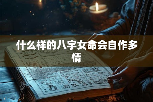 什么样的八字女命会自作多情