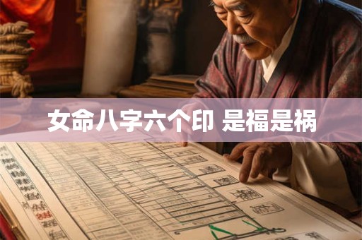 女命八字六个印 是福是祸