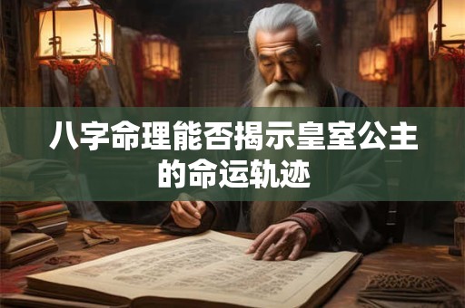 八字命理能否揭示皇室公主的命运轨迹