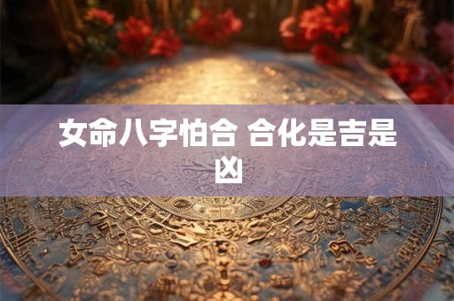 女命八字怕合 合化是吉是凶