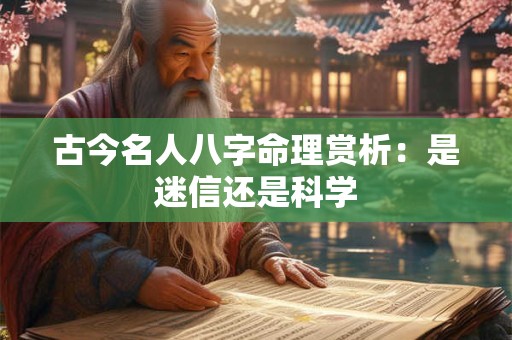 古今名人八字命理赏析：是迷信还是科学