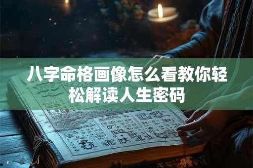 八字命格画像怎么看教你轻松解读人生密码