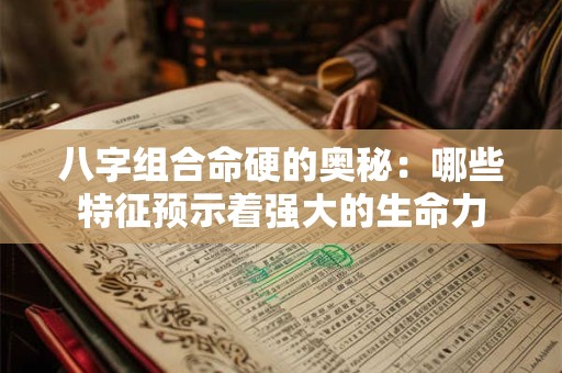 八字组合命硬的奥秘:哪些特征预示着强大的生命力 八字组合命硬的奥秘:哪些特征预示着强大的生命力