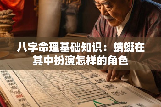 八字命理基础知识：蜻蜓在其中扮演怎样的角色