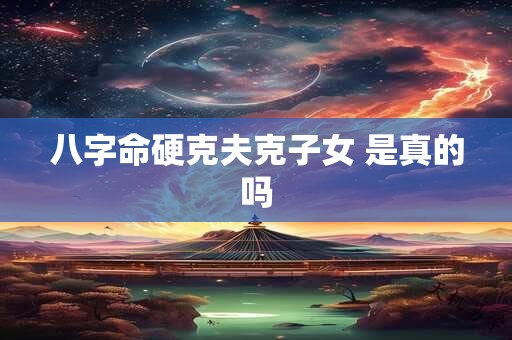 八字命硬克夫克子女 是真的吗 八字命硬克夫克子女 是真的吗