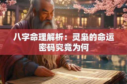 八字命理解析：灵枭的命运密码究竟为何