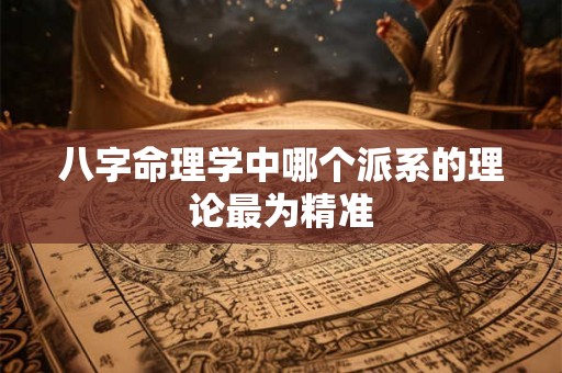 八字命理学中哪个派系的理论最为精准
