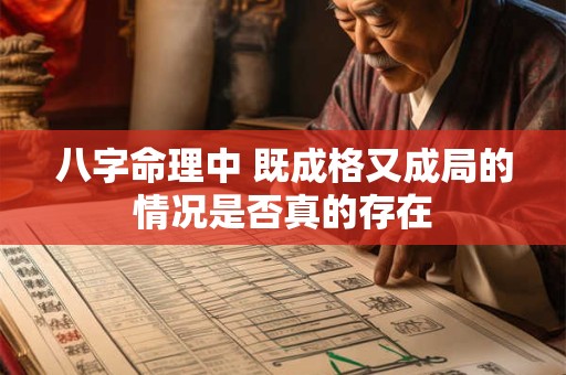 八字命理中 既成格又成局的情况是否真的存在