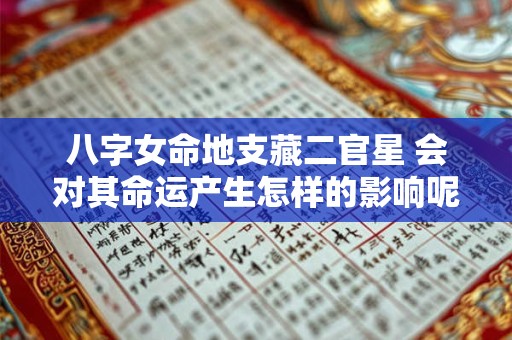 八字女命地支藏二官星 会对其命运产生怎样的影响呢