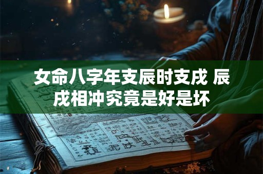女命八字年支辰时支戌 辰戌相冲究竟是好是坏