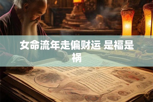 详细阅读:女命流年走偏财运 是福是祸 女命流年走偏财运 是福是祸