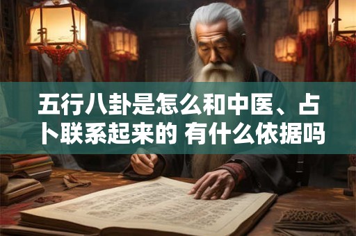 五行八卦是怎么和中医、占卜联系起来的 有什么依据吗