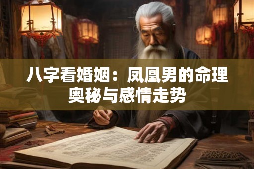 八字看婚姻：凤凰男的命理奥秘与感情走势