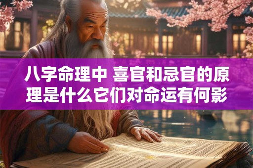 八字命理中 喜官和忌官的原理是什么它们对命运有何影响