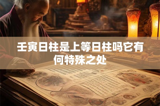 壬寅日柱是上等日柱吗它有何特殊之处