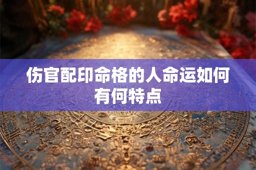 伤官配印命格的人命运如何有何特点