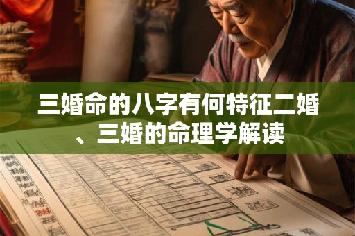 三婚命的八字有何特征二婚、三婚的命理学解读