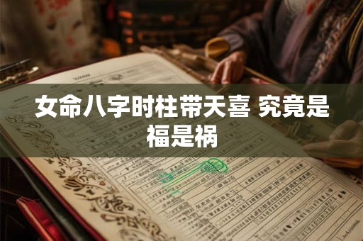 女命八字时柱带天喜 究竟是福是祸