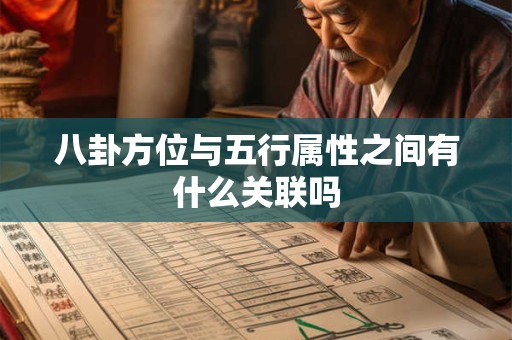 八卦方位与五行属性之间有什么关联吗