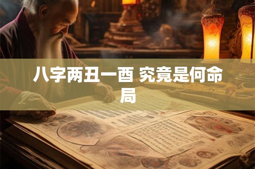 八字两丑一酉 究竟是何命局
