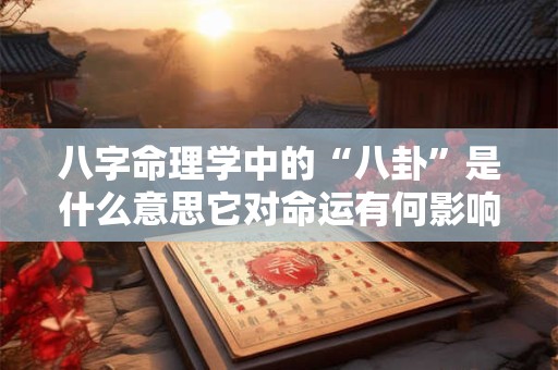 八字命理学中的“八卦”是什么意思它对命运有何影响