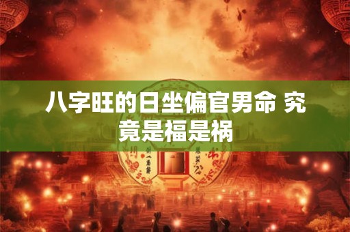 八字旺的日坐偏官男命 究竟是福是祸