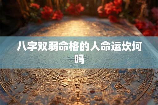 八字双弱命格的人命运坎坷吗