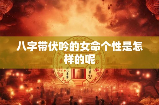 八字带伏吟的女命个性是怎样的呢
